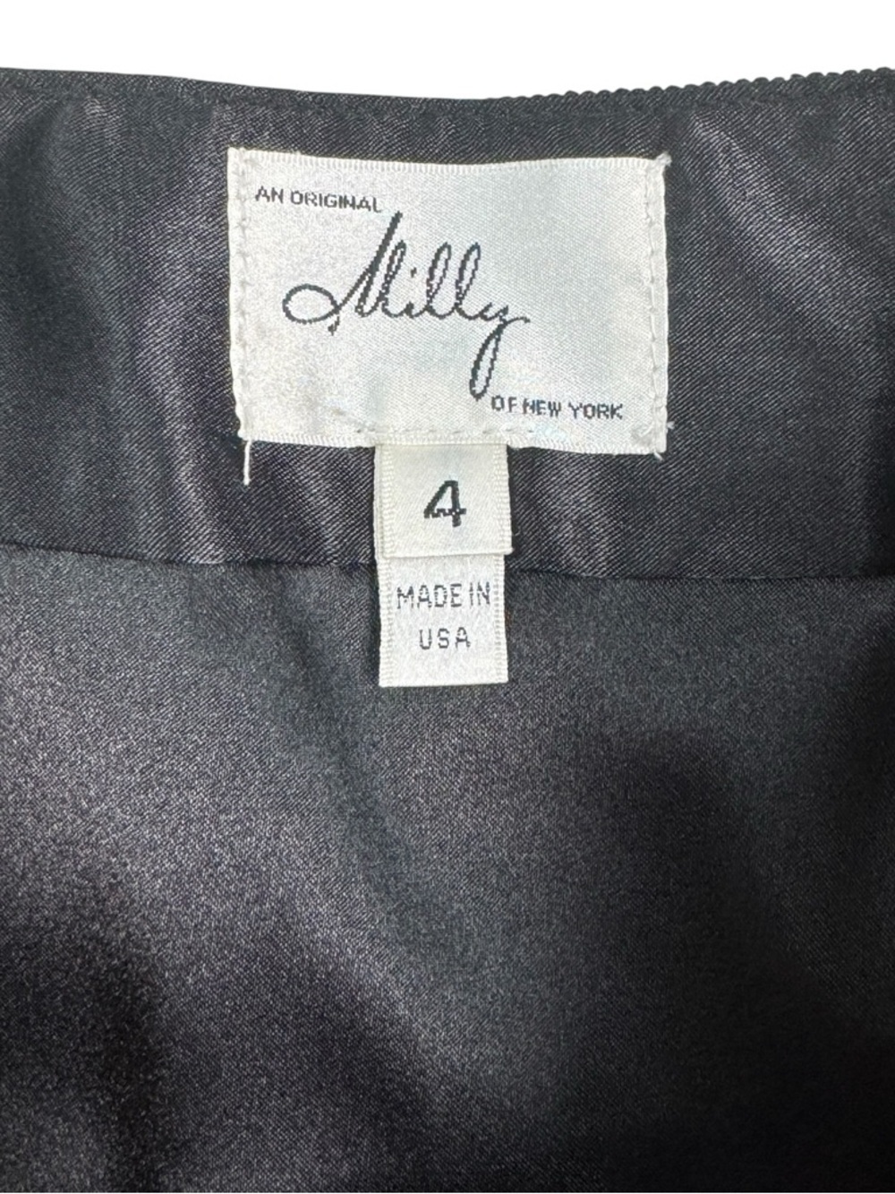 Milly Vintage Black Ostrich Feather Tiered Silk Mini Skirt Women’s Size 4 - Picture 5 of 7